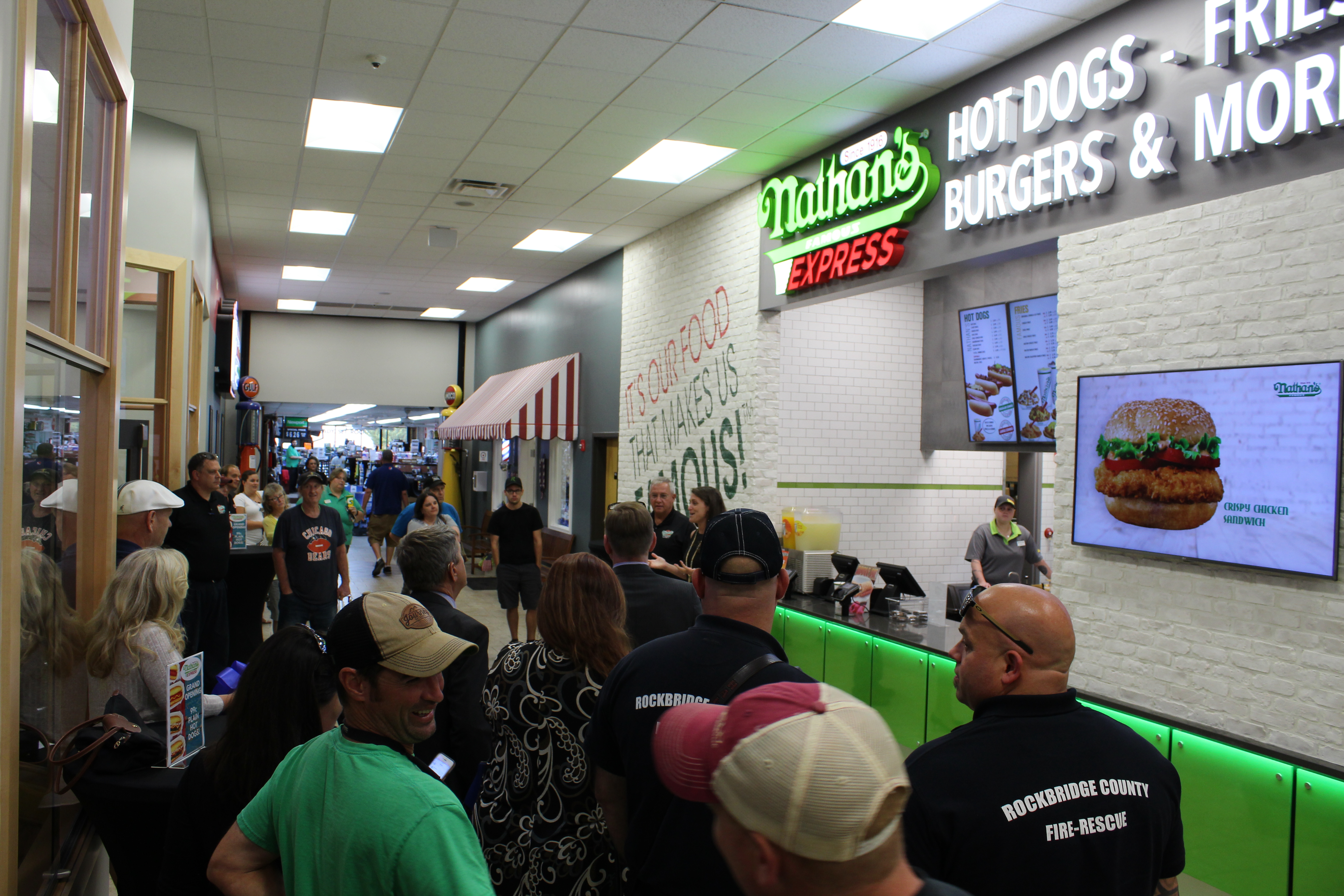 White’s Travel Center Opens Nathan’s Famous Express