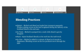 Biodiesel Blending Practices