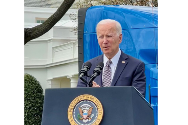 President Talks About His Trucking Action Plan at White House Event