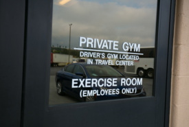 Truckstops and Travel Centers Offer Fitness Centers, Healthy Options and Health Care for Drivers