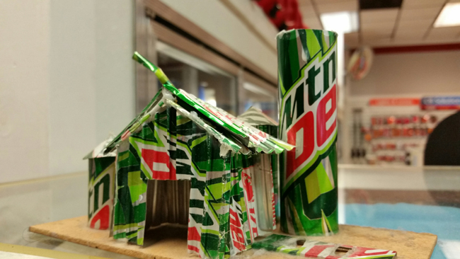 Big Boy’s Truck Stop-House Made from Mountain Dew CanJI.jpg