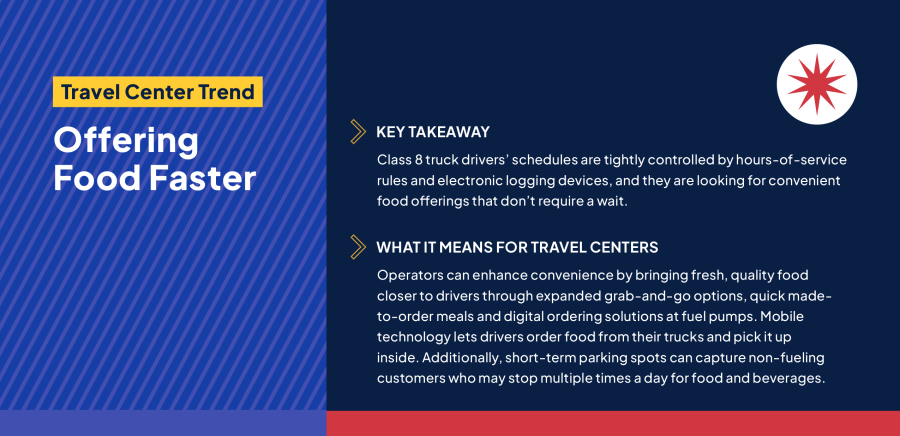 Travel Center Trend: Offering Food Faster