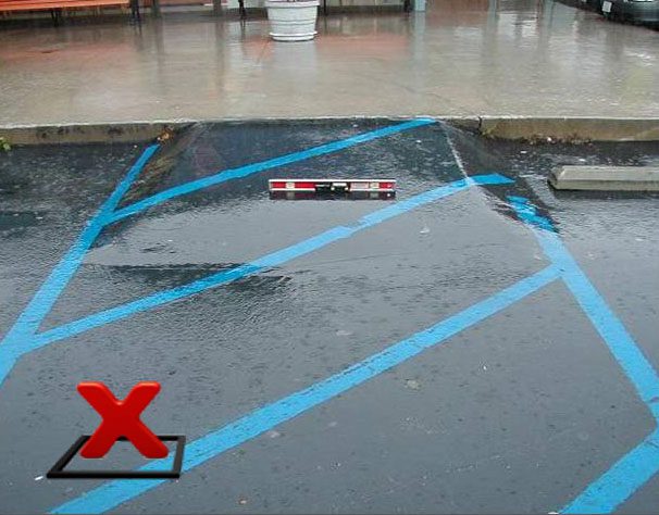 Poor Curb Ramp Alignment Example Curb Ramps with Greater Than the Allowable Slopes - NATSO
