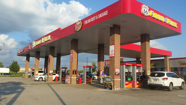 Route 66 Food n Fuel Joliet Keeps Customers Moving