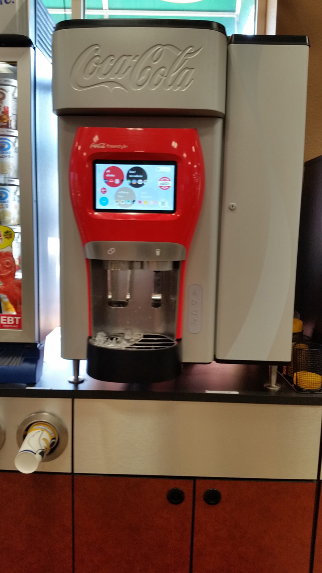Golden Oil Coca-Cola Freestyle Fountain MachineJI.jpg