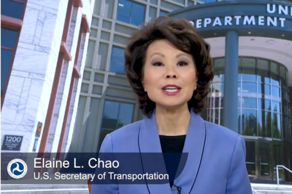 Secretary Chao Encourages Transportation Leaders to Continue Fight Against Human Trafficking
